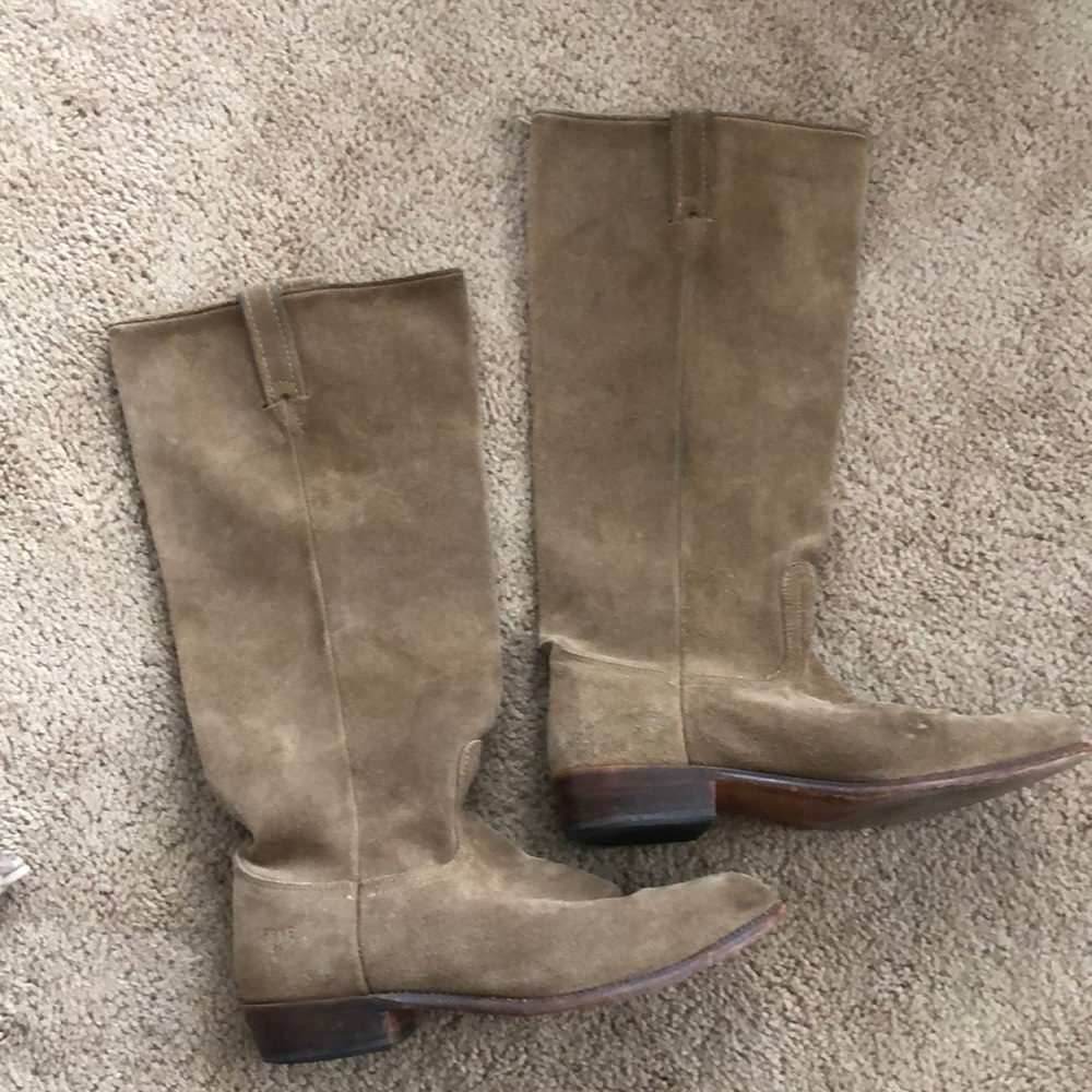 Tall Suede Frye Boots